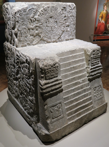 Image of The Temple Stone, named the Teocalli (temple) of the Sacred War